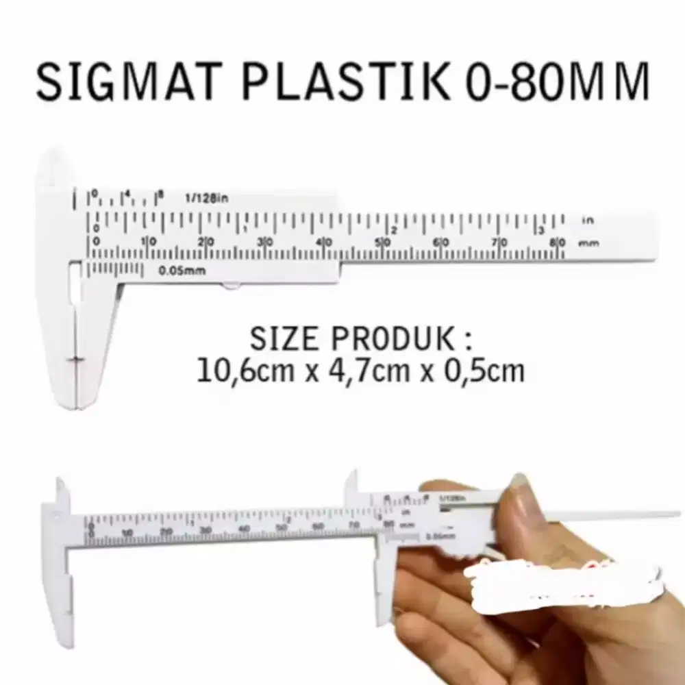Jangka sorong / Sigmat plastik