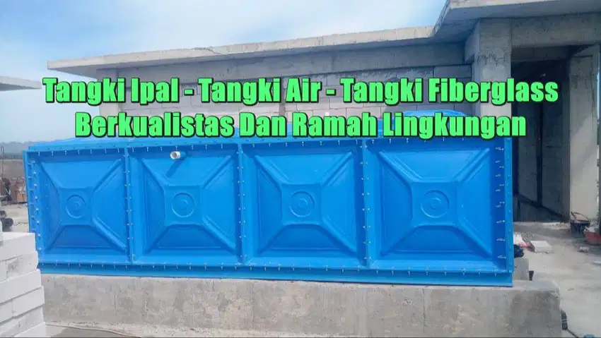 Tangki Panel, Rooftank Kotak, Toren Air FRP, Tangki Air Kotak, Roof Ta