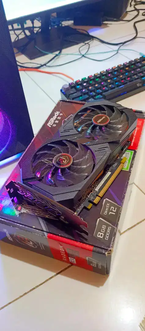 Vga RX 590 8GB asrock phantom