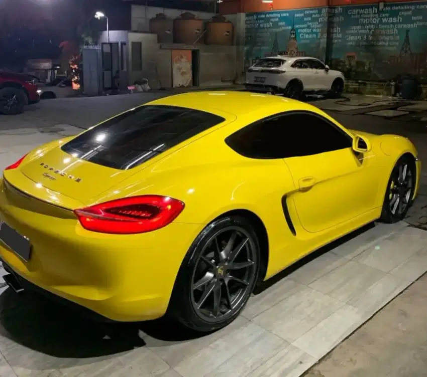 MURAH. YELLOW Porsche Cayman 2014 Sport Chrono 981 s 2013 Boxster