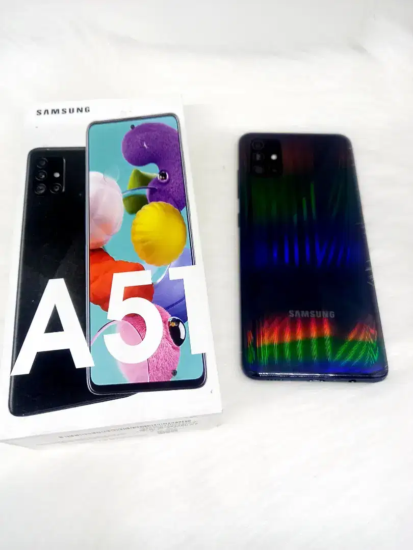 Samsung a51 128GB second Lengkap yah