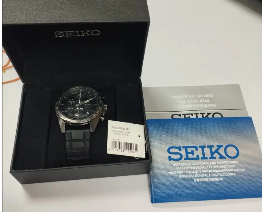 Jual Jam Seiko Black SSB327P1