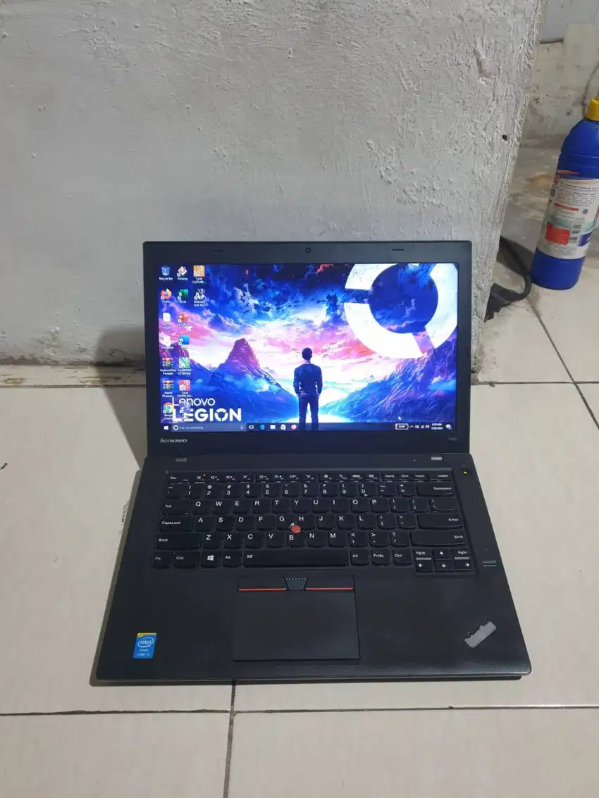 Lenovo Thinkpad T440 Intel Core i5 Ram 8Gb Ssd 128Gb Siap Pakai Slim