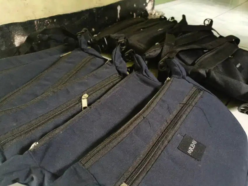 Konveksi tas berbahan canvas dan denim