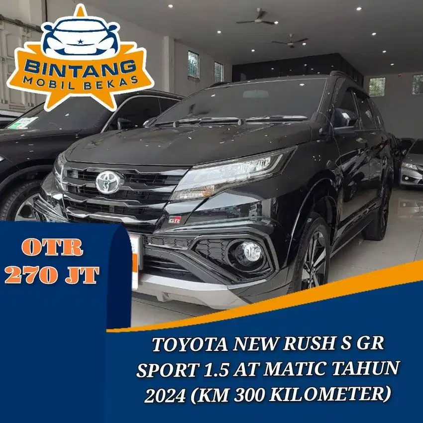 TOYOTA NEW RUSH GR SPORT 1.5 AT AUTOMATIC 1500 CC BENSIN TAHUN 2024