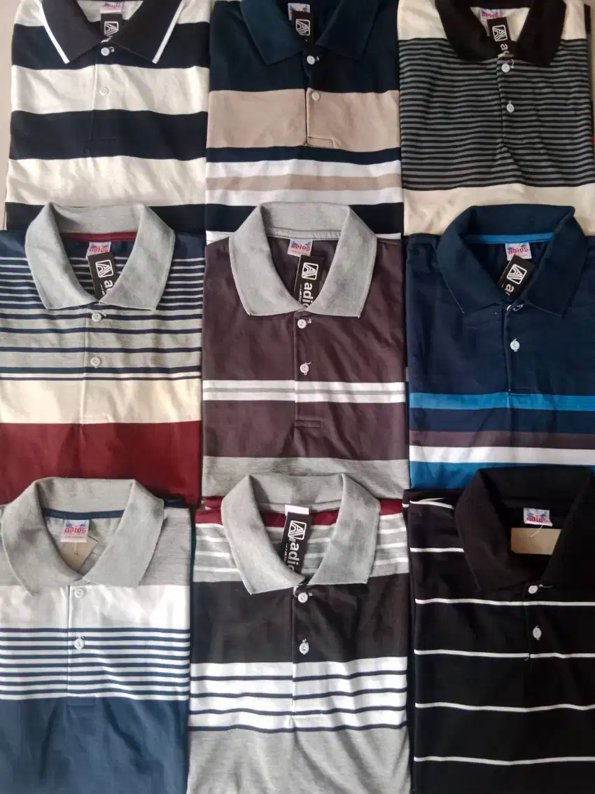 GROSIR KAOS SALUR KERAH DEWASA SIZE XXL