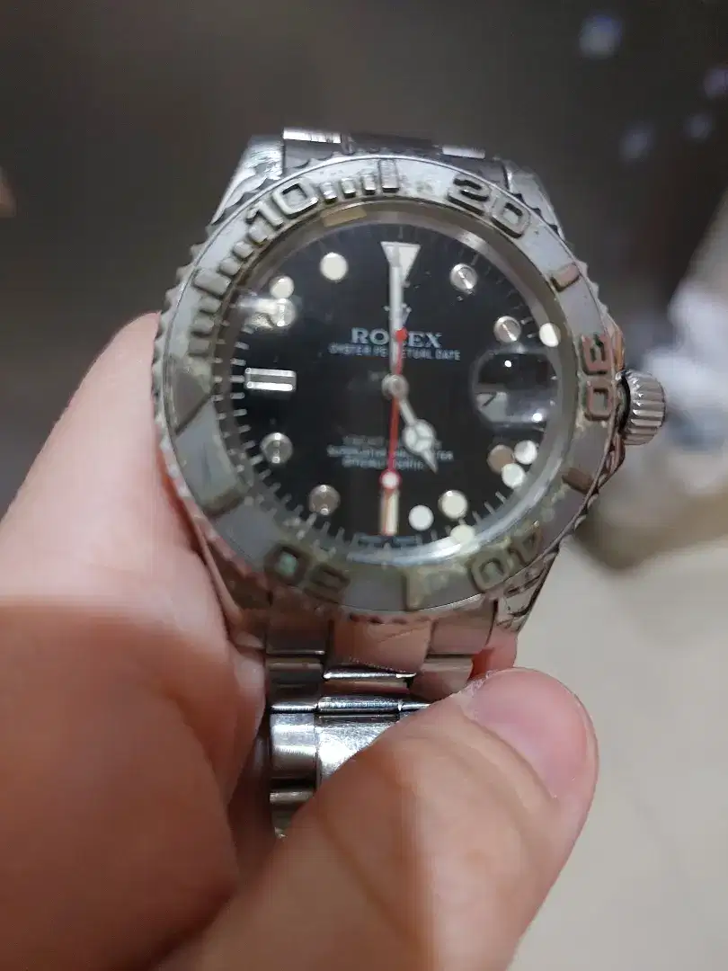 Jam tanga ala rolex tanpa baterai