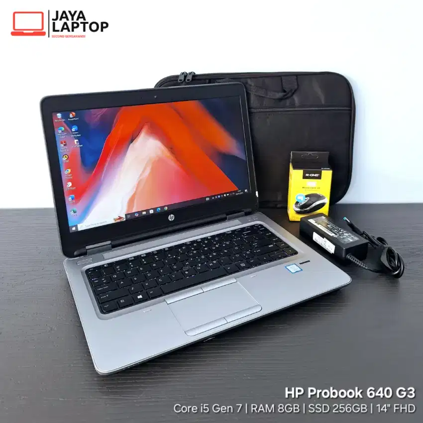 HP Probook 640 G3 Core i5 RAM 8GB SSD 256GB Laptop Second Bekas