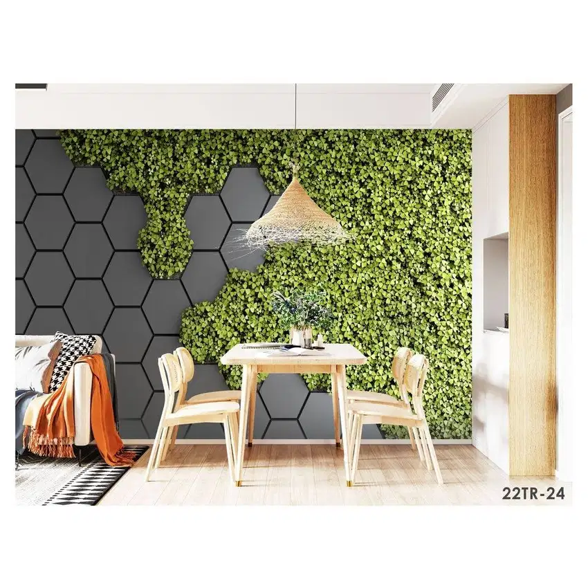 Wallpaper Dinding 3D Custom Desain Korden Gorden Vitrase