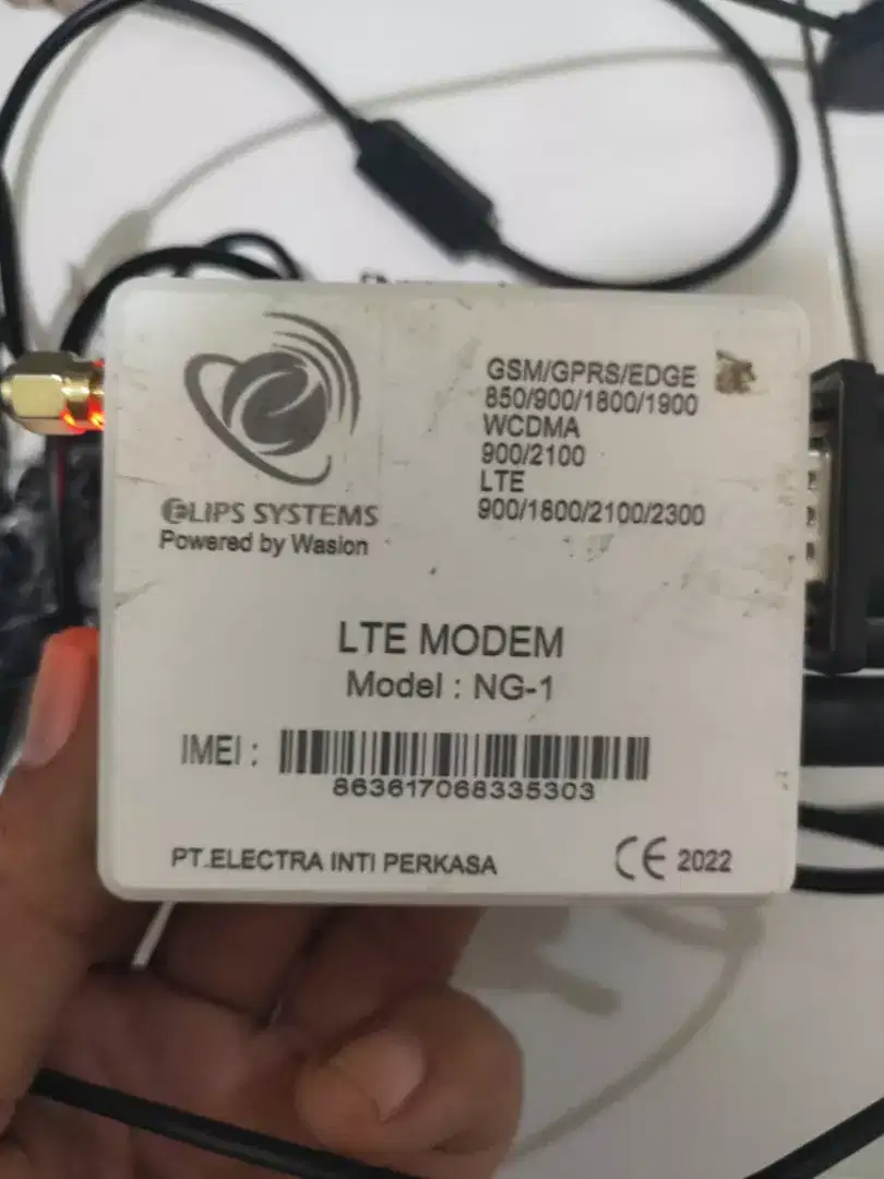 LTE Modem NG-1. Fullset, mesin segel. Edisi ga ngerti caranya.