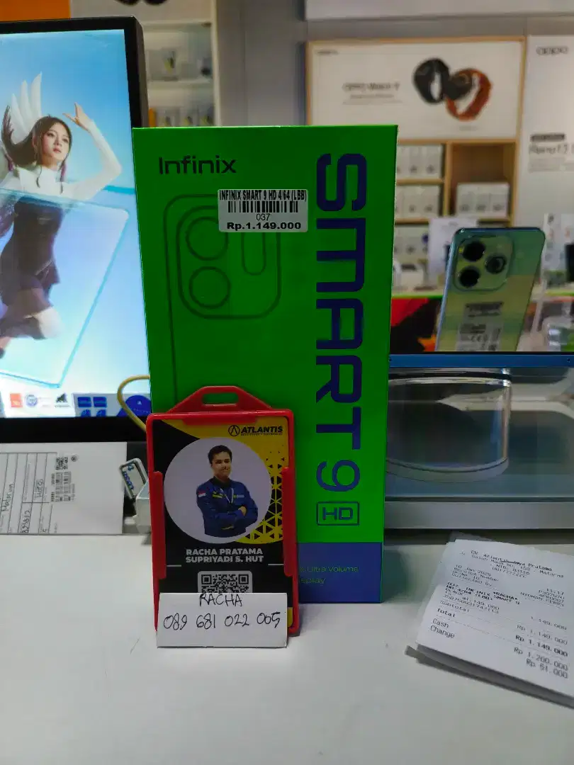 Infinix Smart 9 HD 4/64 ATLANTIS DAHSYAT