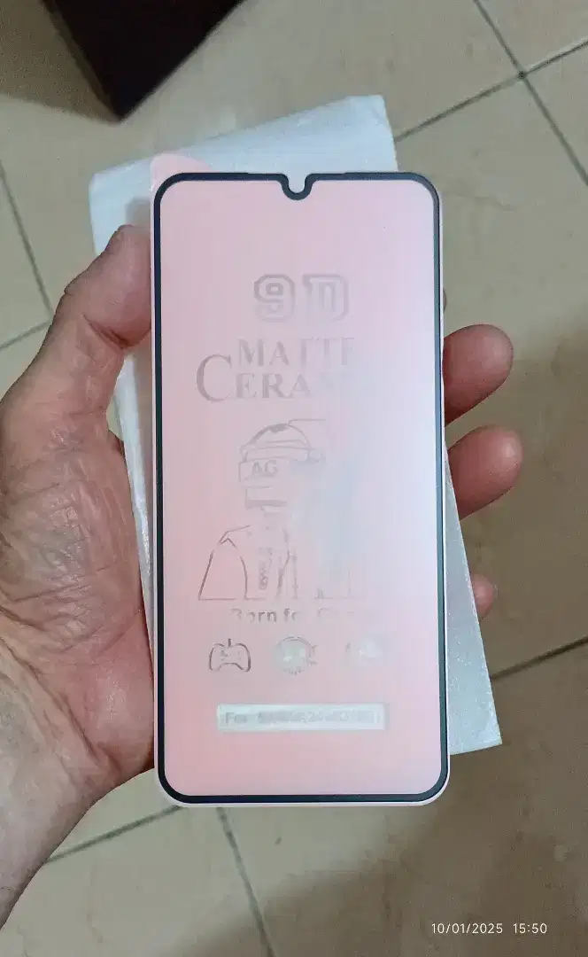 TG Ceramic Matte Samsung A15 (4G/5G), M15, A24, Fullcover New