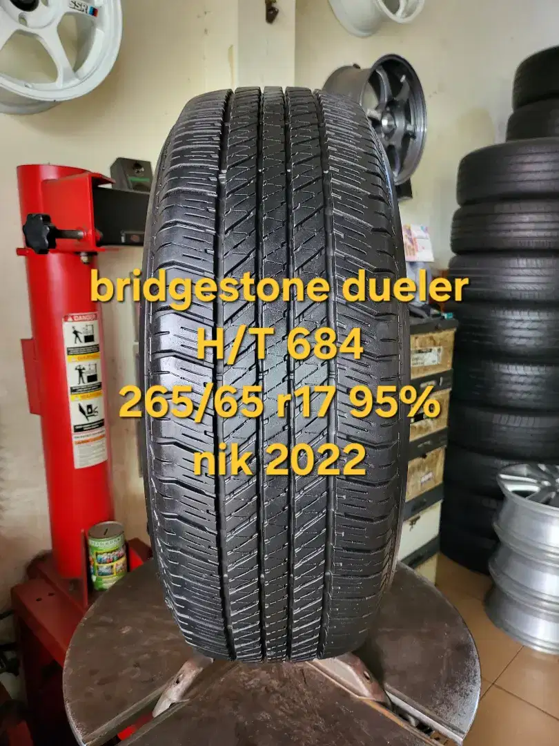 1 pcs 265/65 r17 95% nik 2022 bridgestone dueler H/T 684