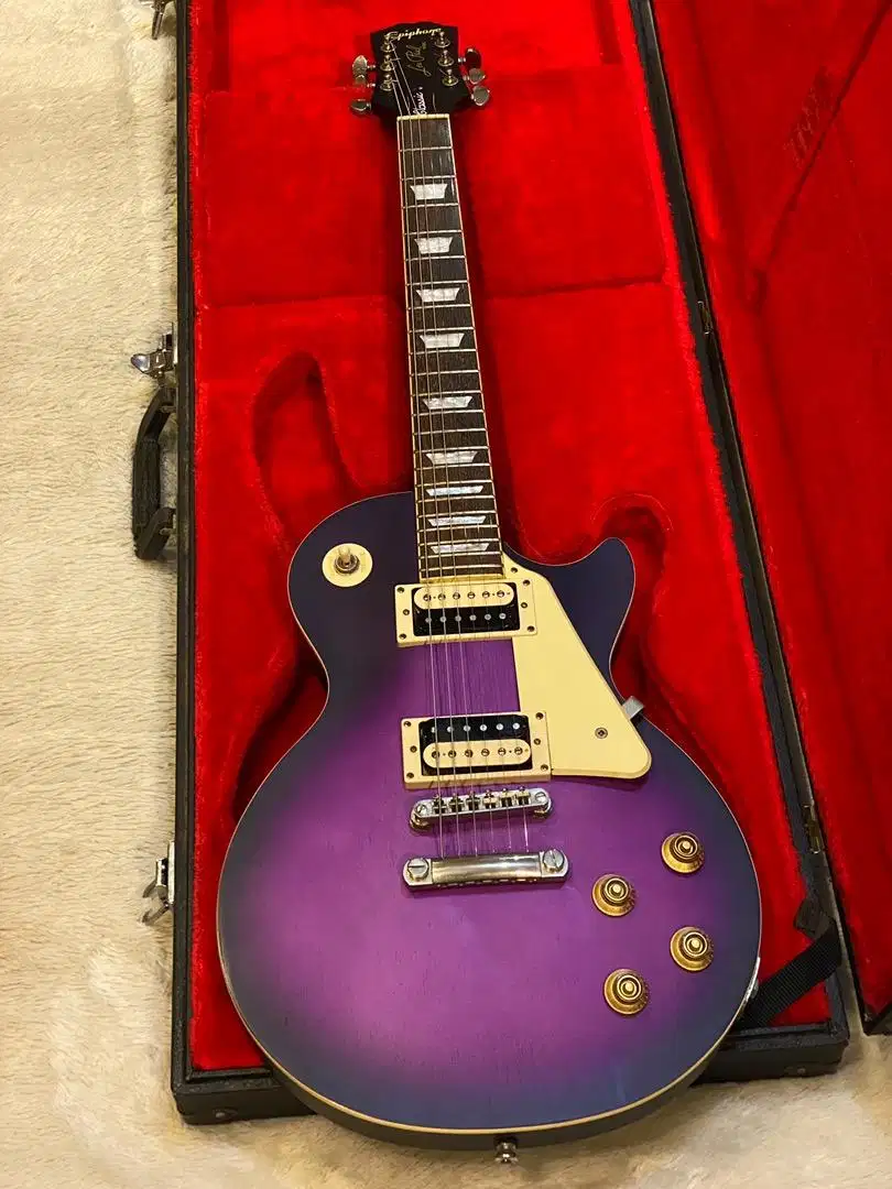 Epiphone Les Paul Classic Worn Violet Purple Burts