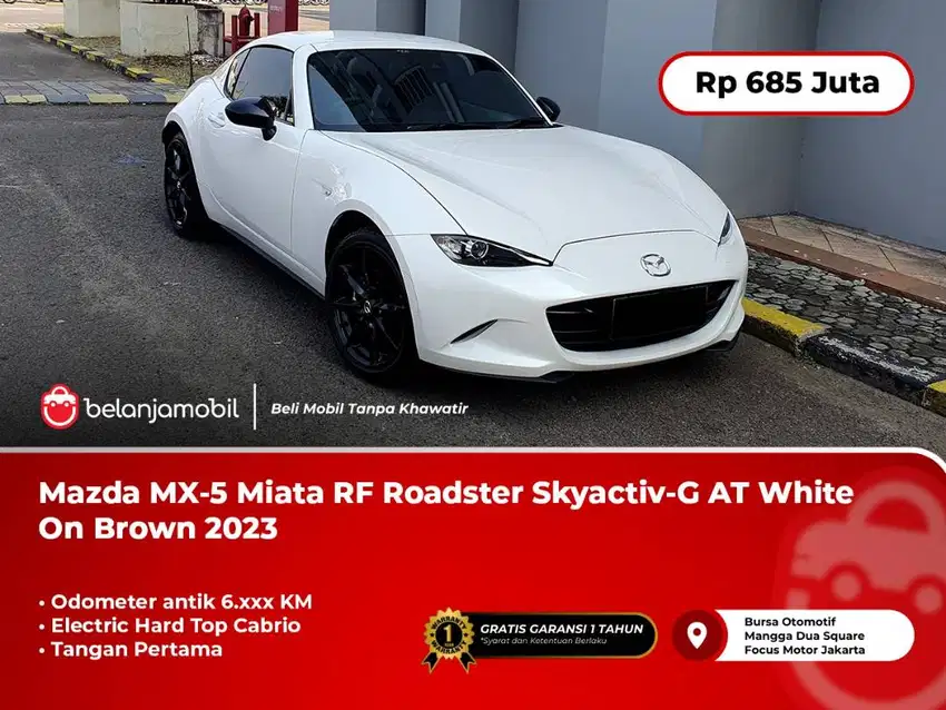 [KM 6RB] Mazda MX-5 MX5 MX 5 Miata RF Skyactiv-G AT White 2023/2024