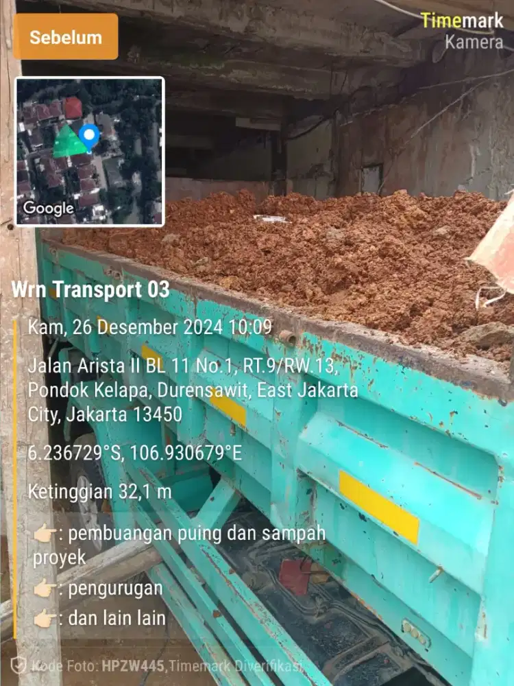 Menerima jasa angkut sampah puing proyek bongkaran .di order bos bosku