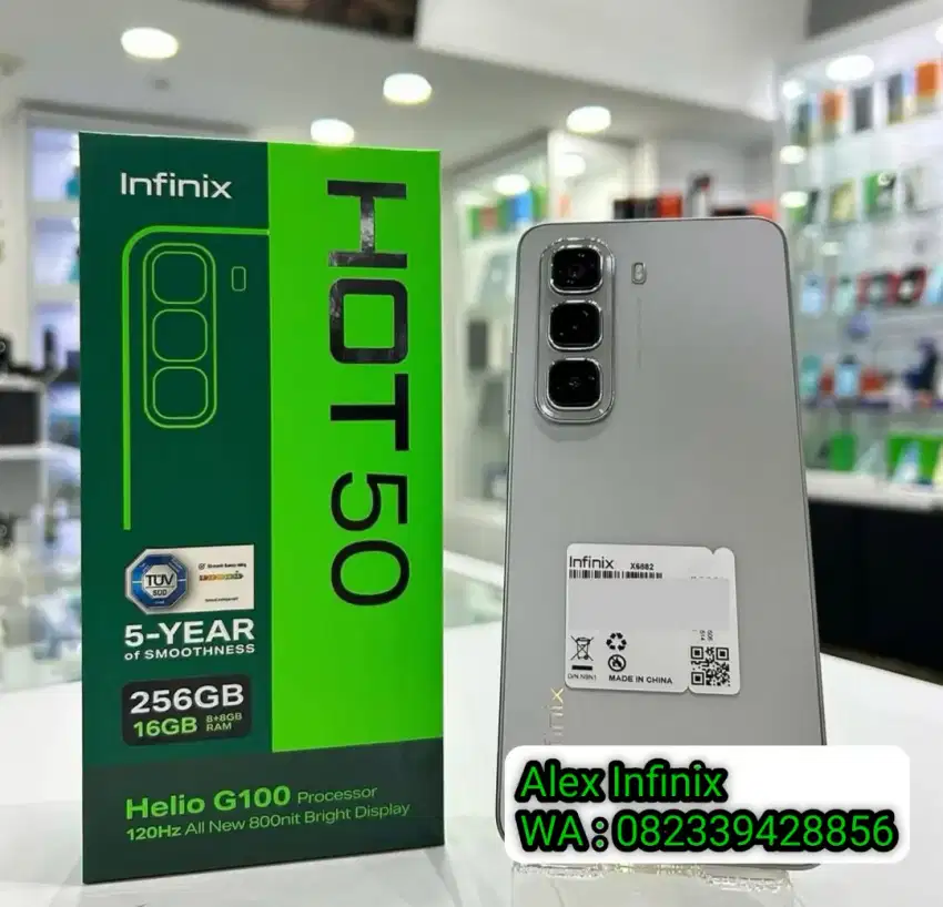 INFINIX HOT 50 12/256 'ATLANTIS DAHSYAT'