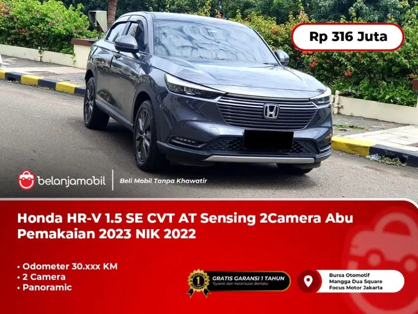 [PANORAMIC] Honda HRV HR V HR-V 1.5 SE CVT AT Sensing Abu 2022/2023