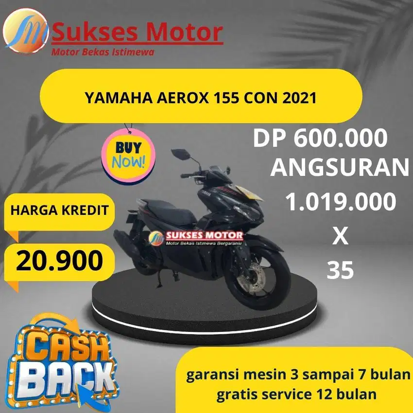 Yamaha New Aerox Con Tahun 2021