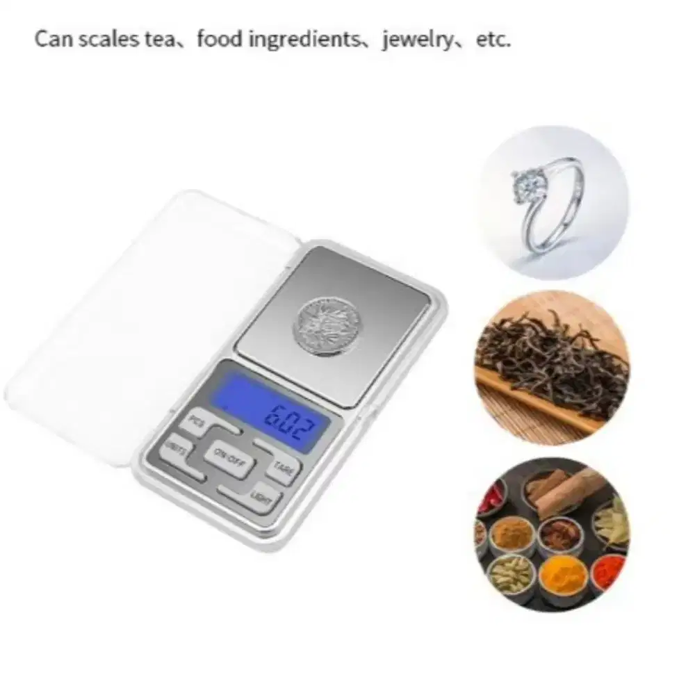 Timbangan Emas Digital 500 /0.01 g Akurat Bonus Baterai Timbangan Mini