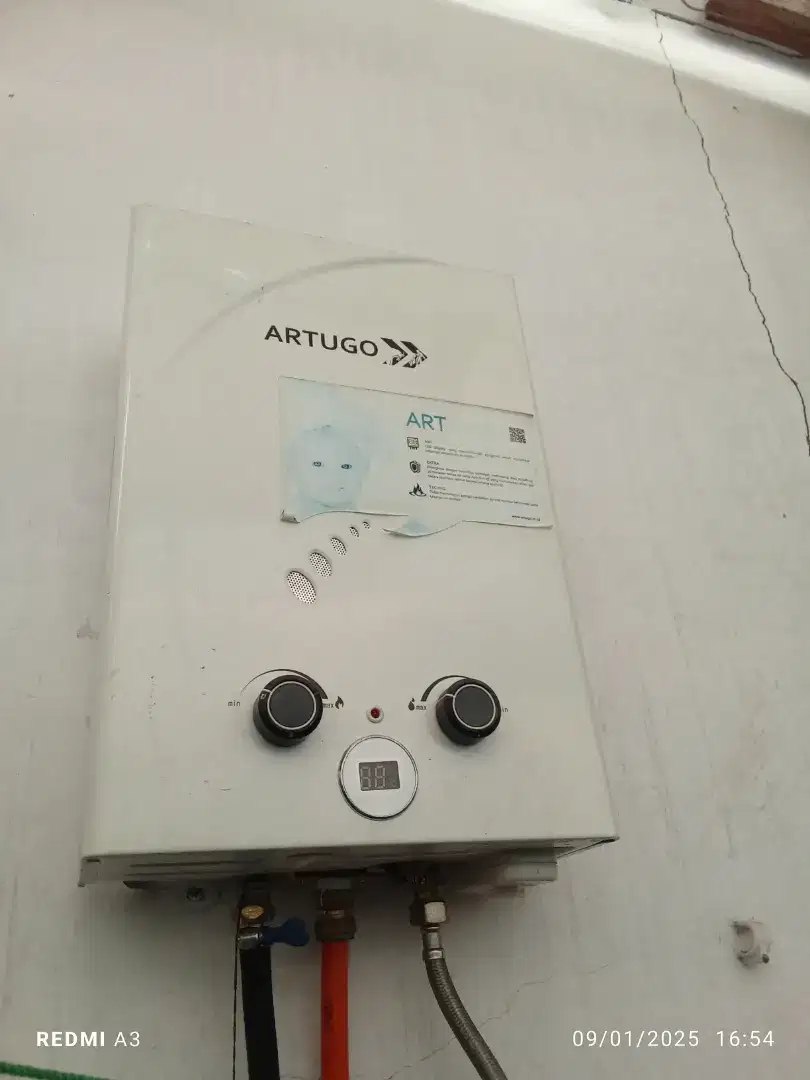 Dijual Water Heater Artugo, utk mandi air panas