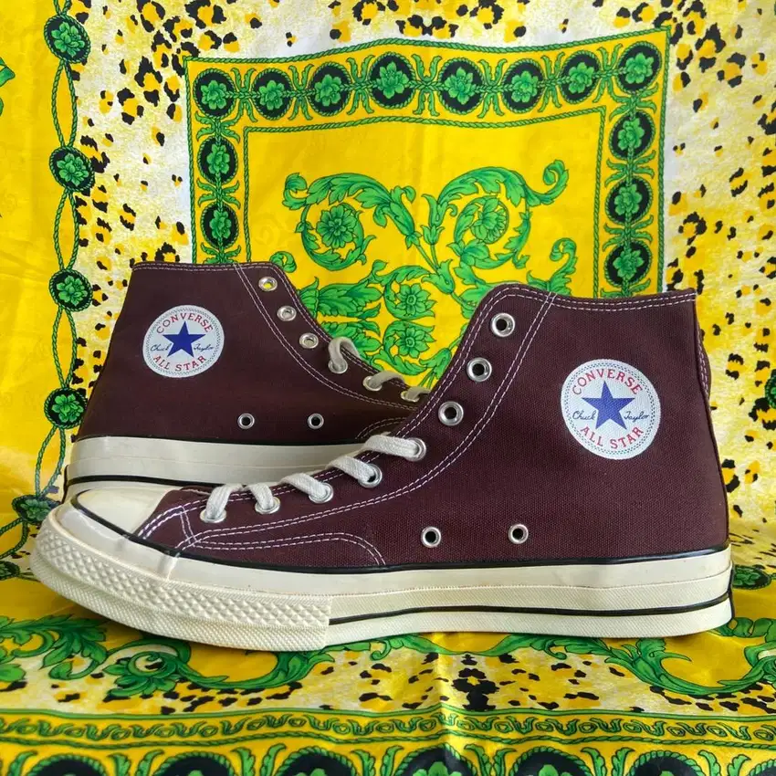 CONVERSE CHUCK TAYLOR 1970s FIRST STRING BURGUNDY