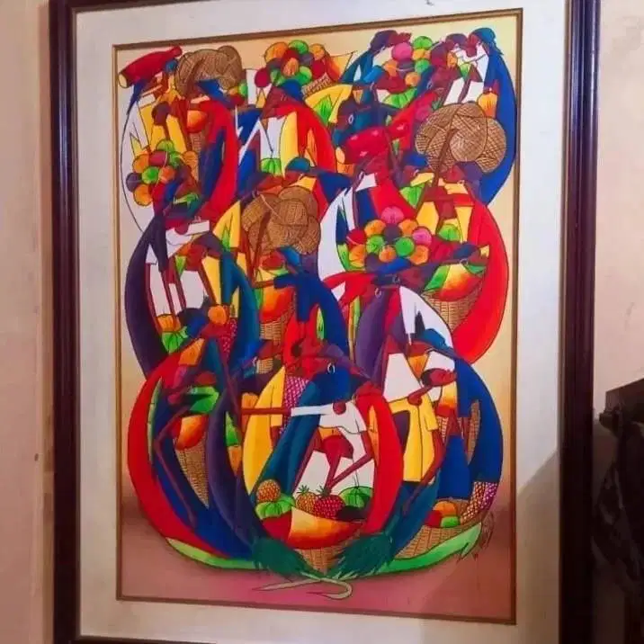 Lukisa Pasar Tradisional Jamaica