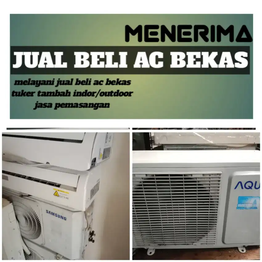 Terima ac bekas rusak