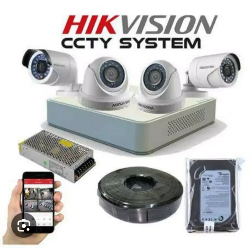 Cctv paket lengkap plus pemasangan