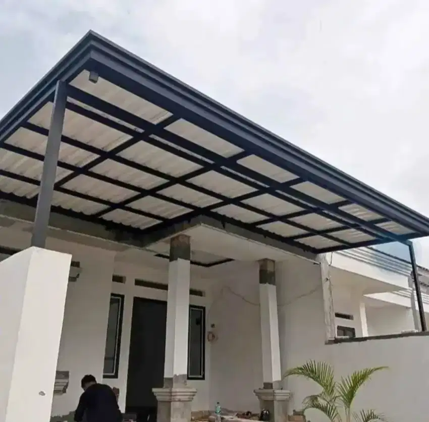 Canopy minimalis atapnya alderon satu layer