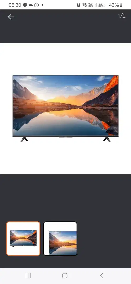 Xiaomi 43 inc led mi tv L43ma