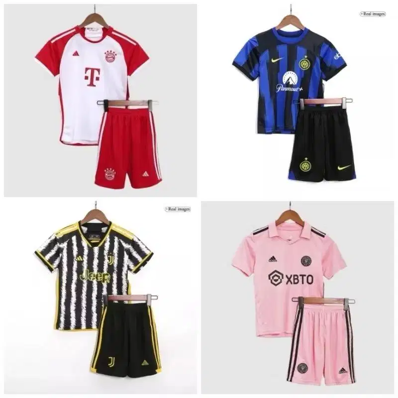 Setelan jersey bola anak premium club