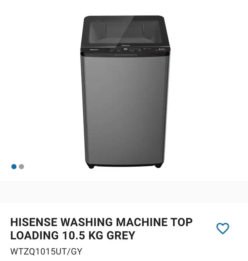 Jual Mesin Cuci Top Loading 10,5Kg