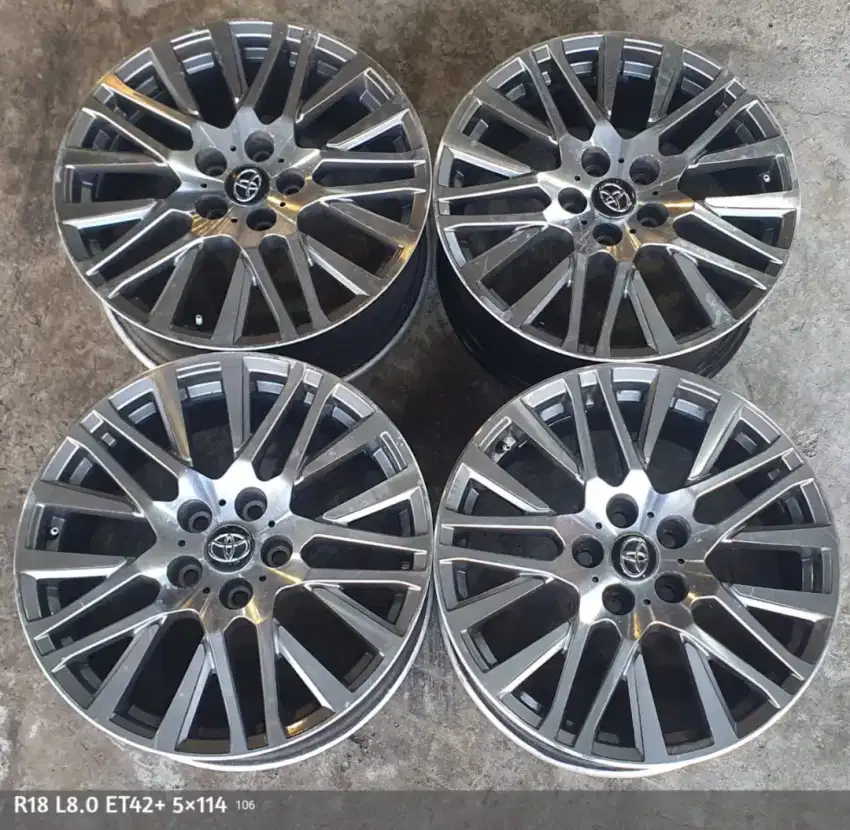 Velg rep alphard r18 5x114,3 dll