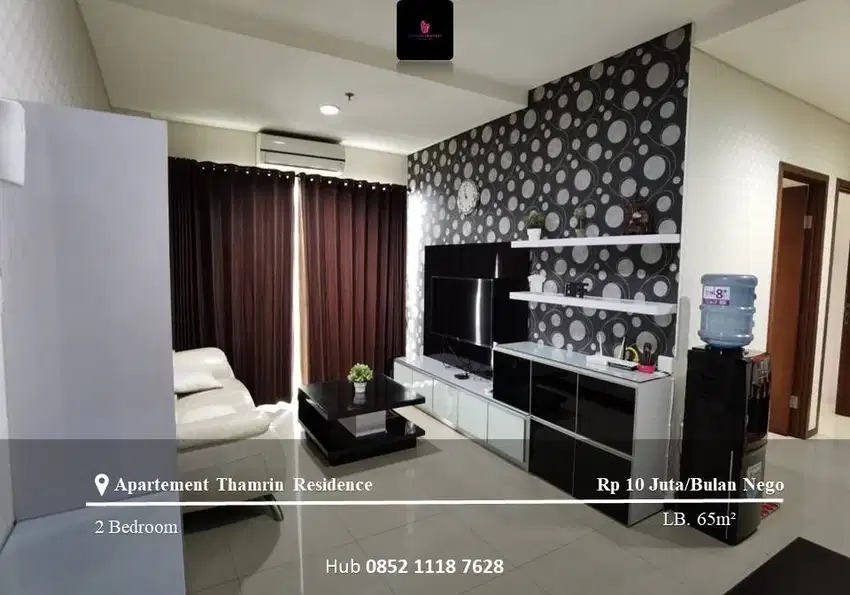 Disewakan Apartement Thamrin Residence High Floor 2BR Full Furnished
