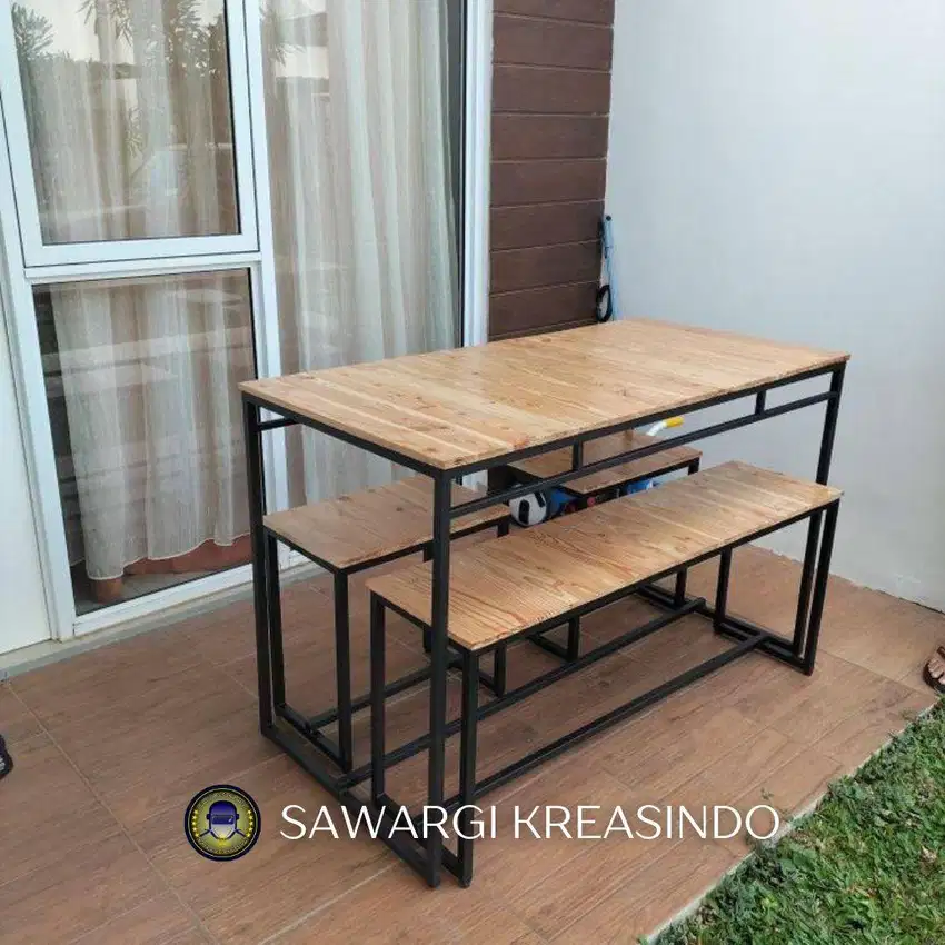 Jual set meja kursi cafe harga termurah