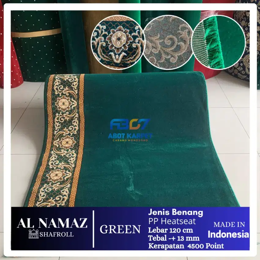 Karpet Al Namaz lebar 120cm