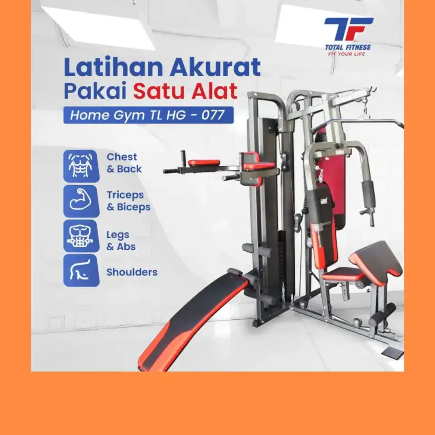 Homegym 3 sisi + sandsack TLHG-077 alat fitnes CHN-487