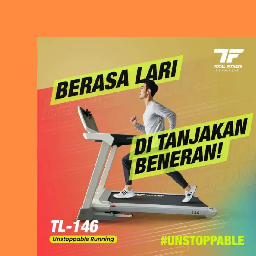 Treadmill elektrik electric TL-146 alat kebugaran STR-347