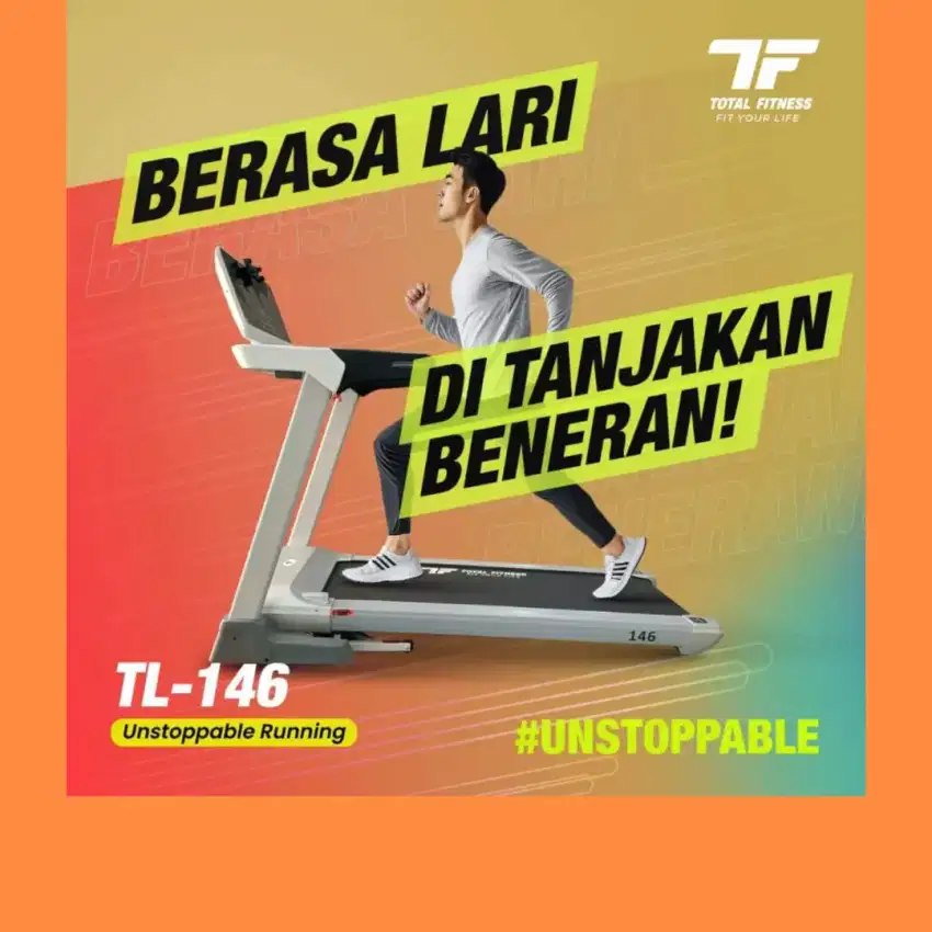 Treadmill elektrik electric TL-146 alat kebugaran STR-347