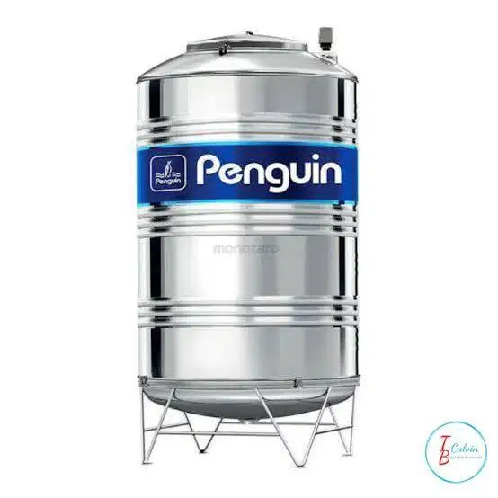 (JUAL RUGI BARU) Tangki/tandon/toren air penguin stainless 1000L