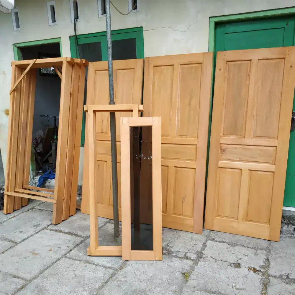 Pintu kamar daun pintu kusen