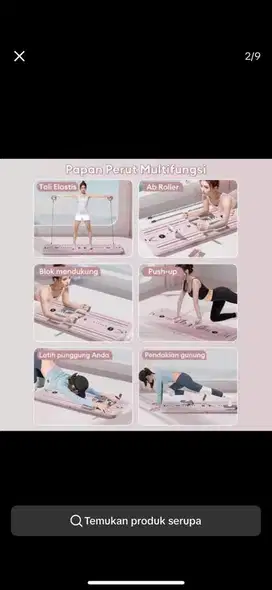 papan pilates pink