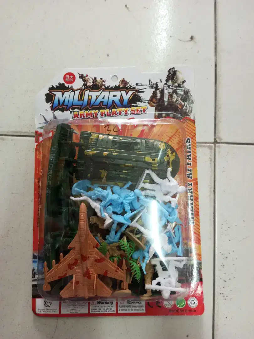 Mainan anak military army platy set