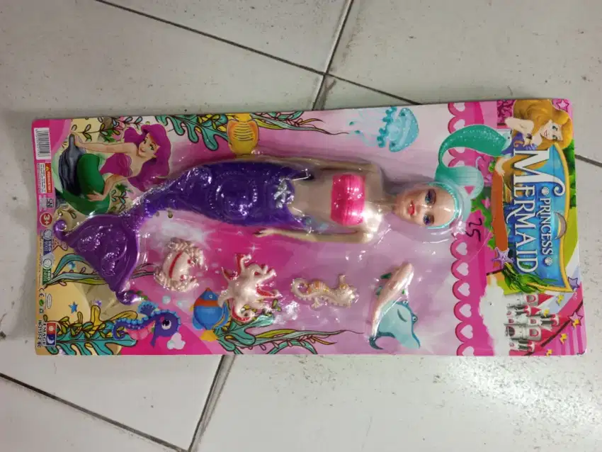 Mainan anak Barbie mermaid