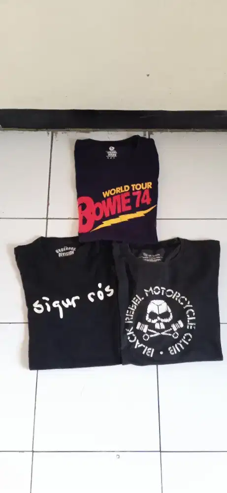 Baju kaos T-shirt music Borongan aja