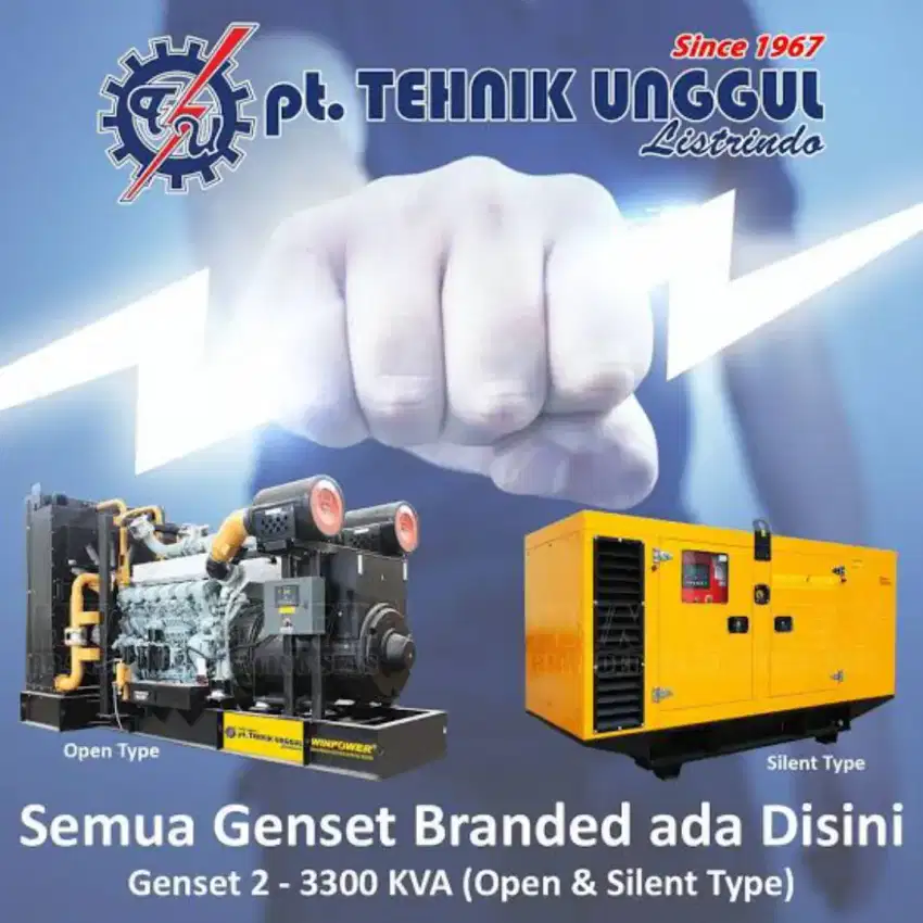 Genset rumah sakit 200 kva 500 kva 1000 kva dll Daniel Tehnik Unggul