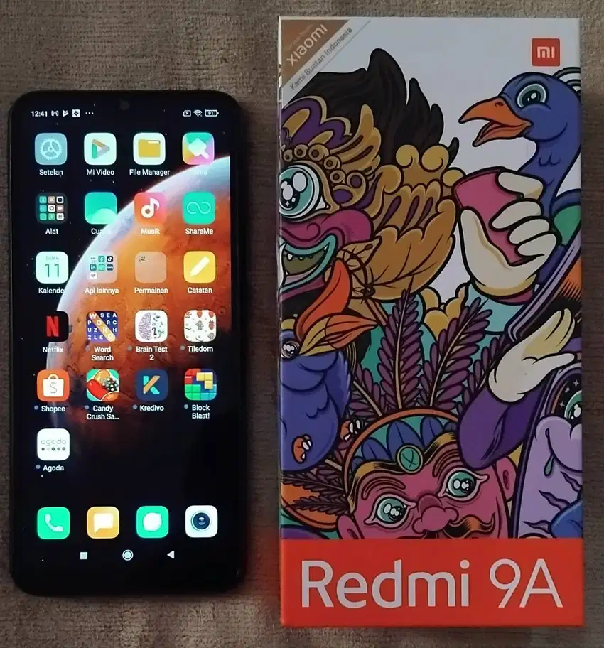 HP REDMI 9A 32 GB MULUS SEPERTI BARU