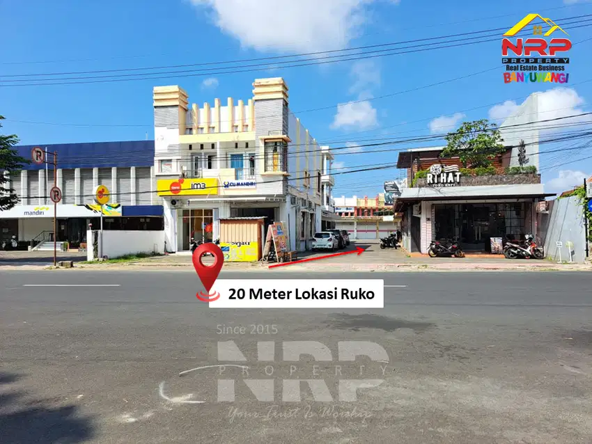 Dijual Ruko 2 Lantai Prospek di Depan Taman Blambangan - Banyuwangi