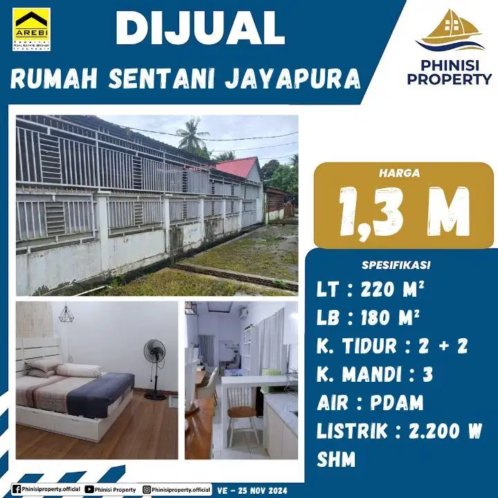 DIJUAL RUMAH MURAH DI SENTANI JAYAPURA